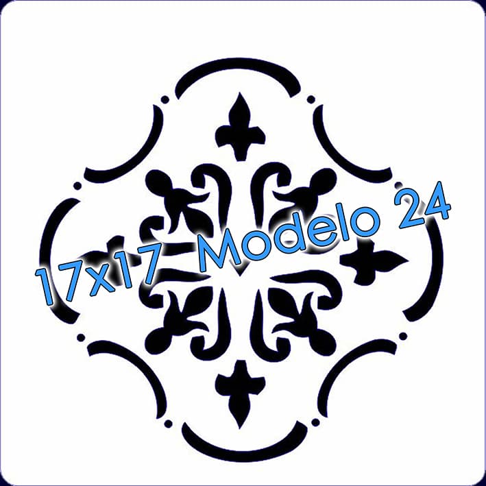 - Stencil 17x17cm Modelo 024 -